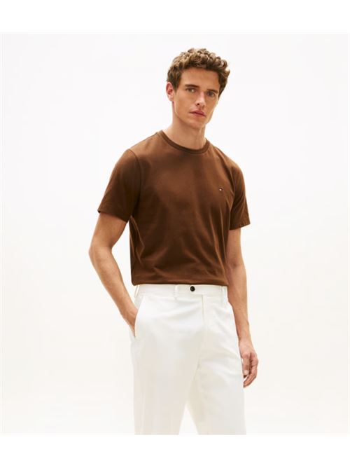 ess seasonal reg fit solid tee TOMMY HILFIGER | MW0MW39995GV0